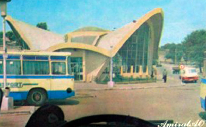 historisches Foto des Busbahnhofes on Focsani