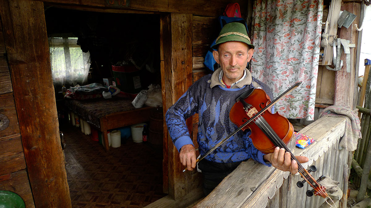 Ivan mit Violine
